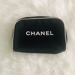 Vintage CHANEL cosmetic/makeup bag